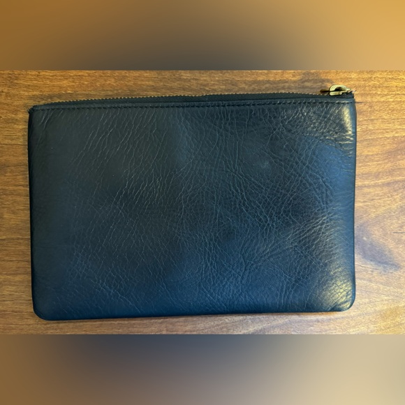Madewell Leather and Calf Hair Animal Print Clutch - Picture 10 of 10